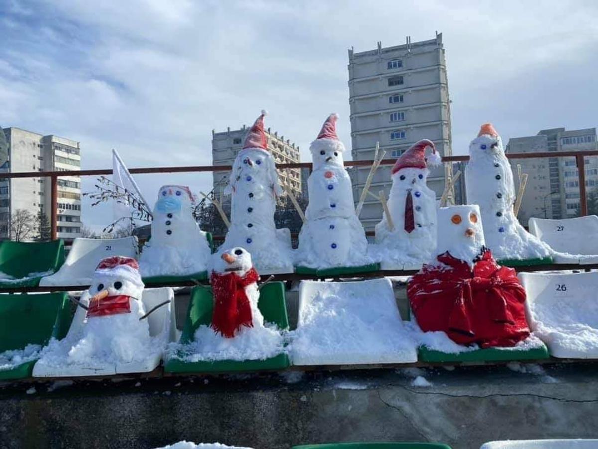 FOTO Sepsi OSK - Astra Giurgiu, cu „fani” în tribune! Inițiativa ingenioasă a covăsnenilor :)