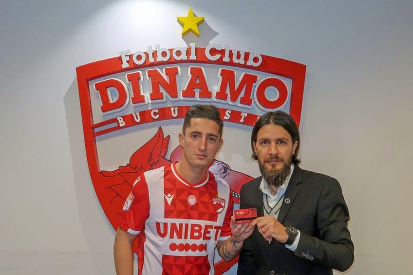 Steliano Filip, prezentat de Dinamo // foto: Facebook @ FC DINAMO BUCURESTI