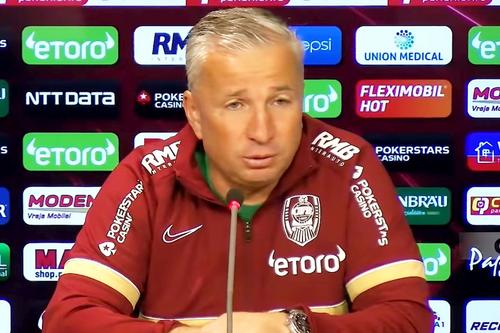 Dan Petrescu, antrenor CFR Cluj // foto: captură CFR TV