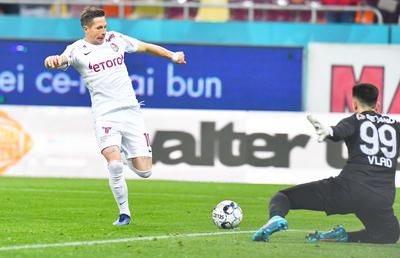 FCSB - CFR Cluj. Ciprian Deac, gest inexplicabil, imediat după golul lui Octavian Popescu!