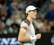 Italianul Jannik Sinner (4 ATP) l-a învins pe rusul Andrey Rublev (5 ATP) la Australian Open