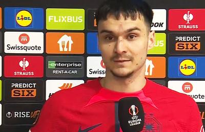 Adrian Șut, eroul FCSB-ului la Baku: „I-am dedicat golurile tatălui meu. I le voi dedica pe toate”