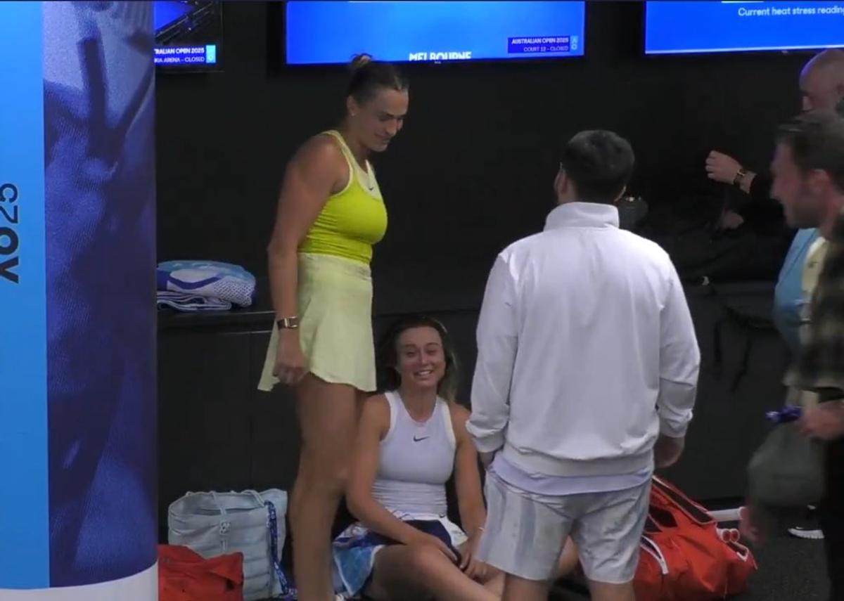 Cum au fost surprinse Aryna Sabalenka și Paula Badosa, după semifinala de la Australian Open 2025