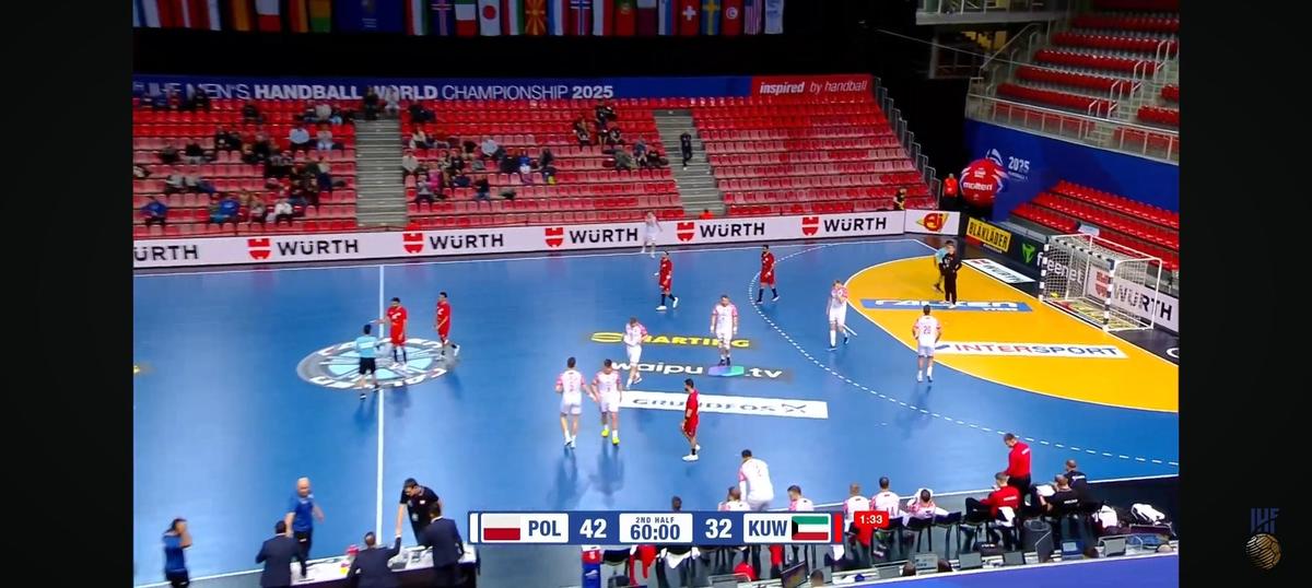 Asistență scăzută în Polonia - Kuweit de la Campionatul Mondial de handbal masculin