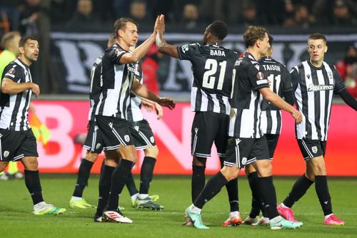 PAOK a deschis scorul din penalty / Sursă foto: Facebook@ PAOK Salonic/ Πάμε ΠΑΟΚΑΡΑ