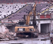 Se lucrează pentru demolarea stadionului Dinamo. Imagini surprize pe 23 ianuarie 2026. Foto: Valentin David (GSP.RO)