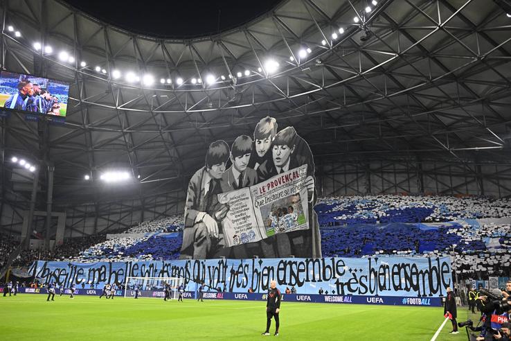 Atmosfera de la Marseille - Liverpool/ foto Imago Images