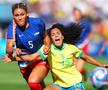 Atacantul echipei naționale a Statelor Unite, Trinity Rodman, 23 de ani, stânga, foto: Guliver/gettyimages