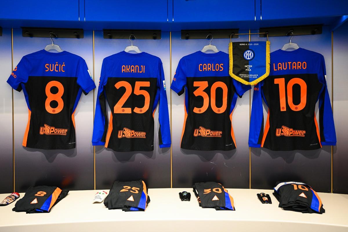 Inter folosește al 4-lea echipament la meciul cu Pisa