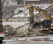 Se lucrează pentru demolarea stadionului Dinamo. Imagini surprize pe 23 ianuarie 2026. Foto: Valentin David (GSP.RO)
