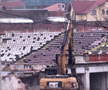 Se lucrează pentru demolarea stadionului Dinamo. Imagini surprize pe 23 ianuarie 2026. Foto: Valentin David (GSP.RO)