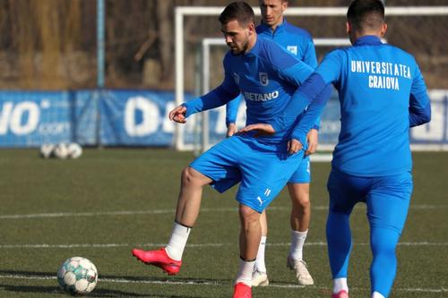 Elvir Koljic, la antrenament // foto: Facebook @ Universitatea Craiova