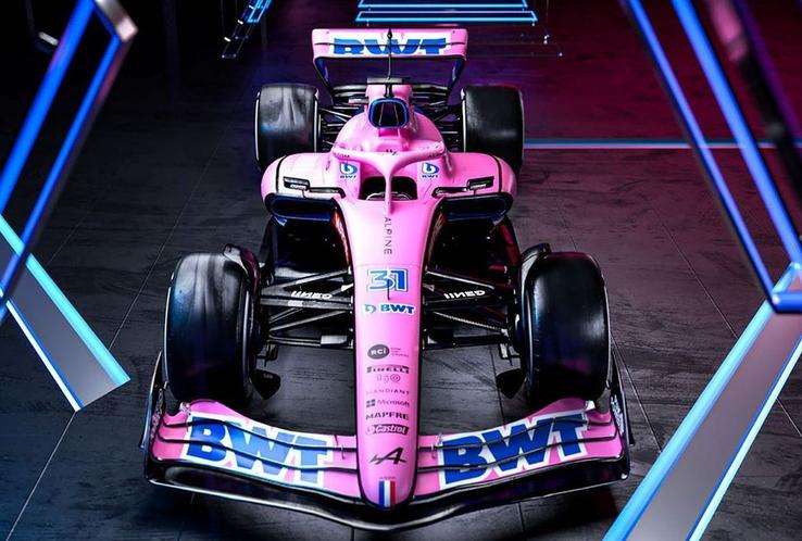 A522, monopostul Alpine din 2022 // foto: Instagram @ alpinef1team