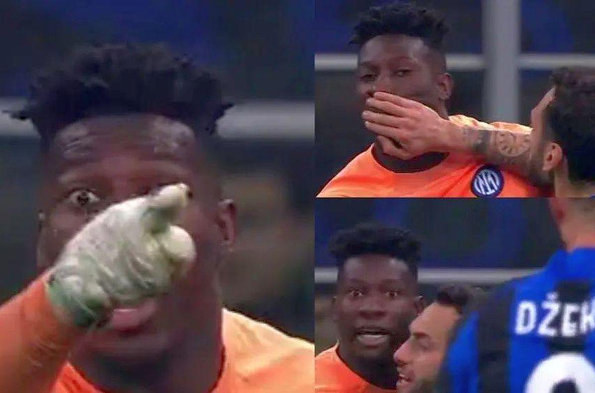 Scena care a trecut neobservată la meciul plin de nervi din UCL » Două vedete de la Inter, conflict în toată regula pe teren: „Ar trebui să taci!”