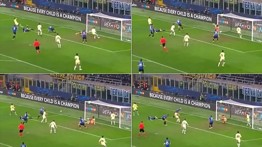 Paradele lui Onana / Capturi Twitter Inter - FC Porto 1-0. Portughezii au rezistat 86 de minute pe „Meazza”, dar au cedat după ce au rămas în inferioritate