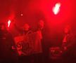 A fost „infern” în fața hotelului lui Dinamo, înaintea meciului cu CFR Cluj / Sursă foto: Facebook