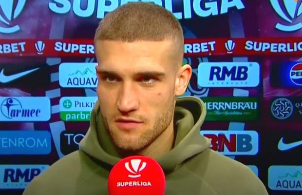Daniel Bîrligea, încântat de colaborarea cu Adrian Mutu: „Mă ajută mult”