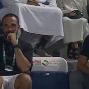 Ion Țiriac Jr. în timpul semifinale Cîrstea - Paolini / FOTO: Captură TV @Digi Sport 2