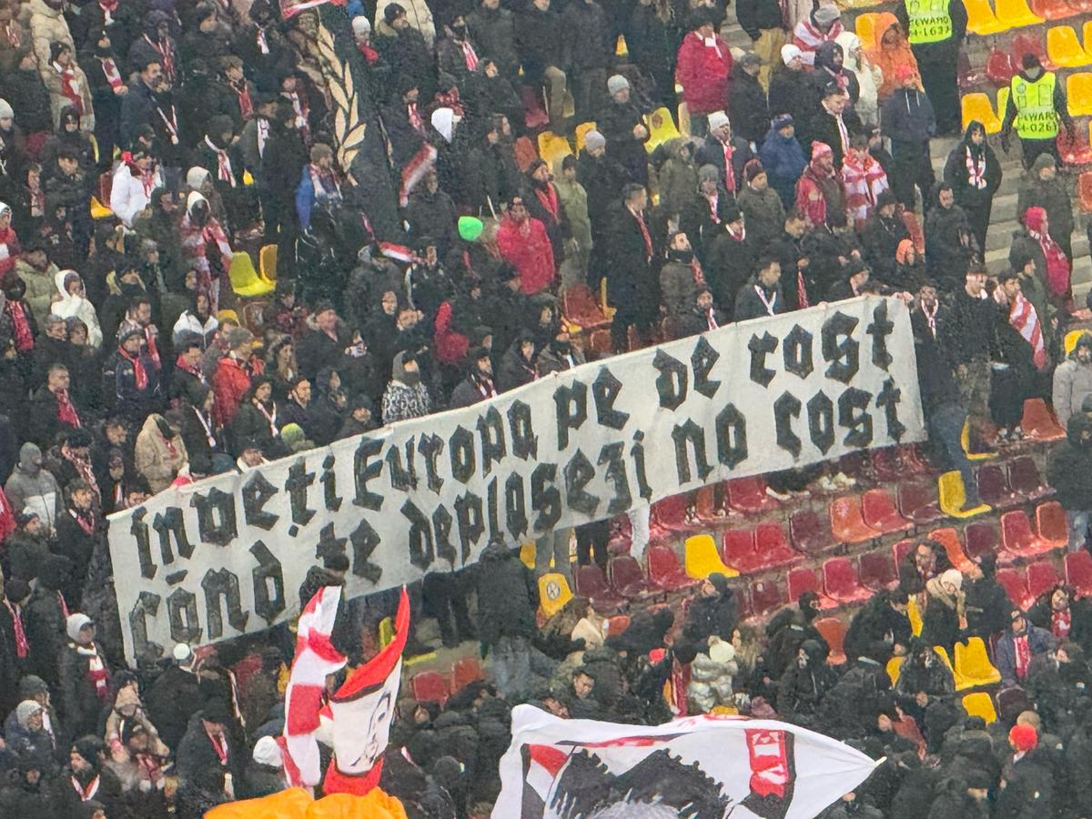 Mesaje în tribune la FCSB - Dinamo