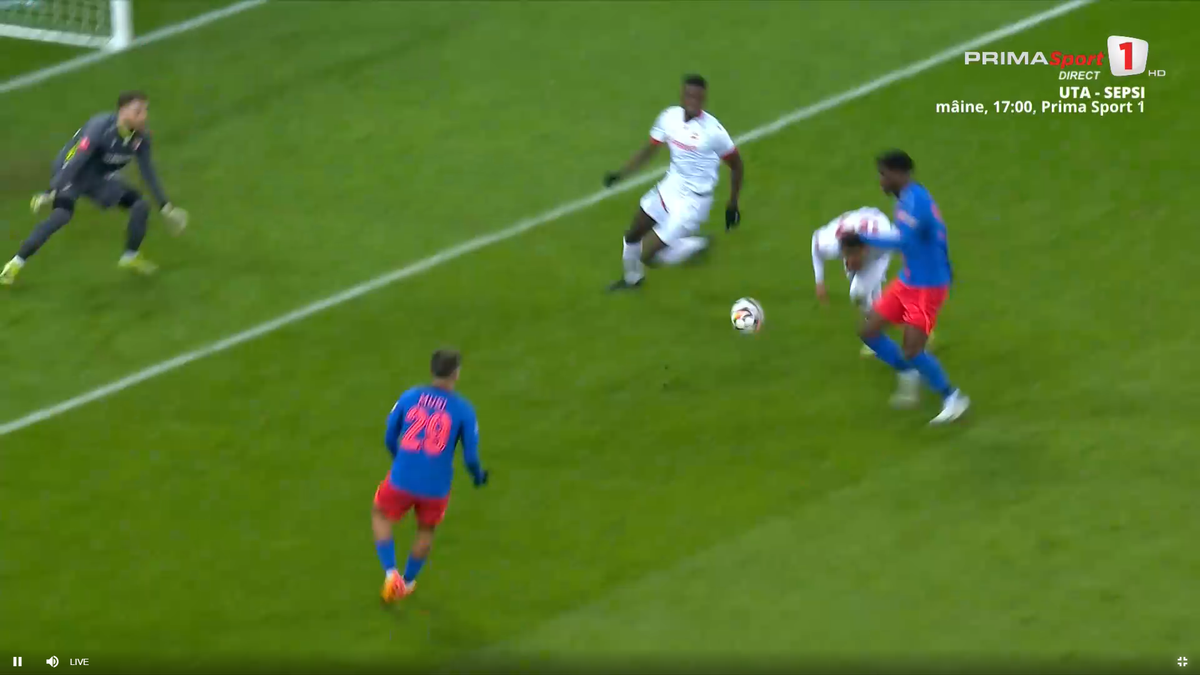 Gele, gol în FCSB - Dinamo