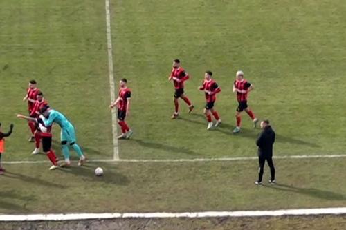 CSM Reșița și Unirea Alba Iulia se înfruntă în prima dintre cele două partide de baraj care vor decide configurația finală a fazei eliminatorii din Cupa României Betano, foto: FRF TV