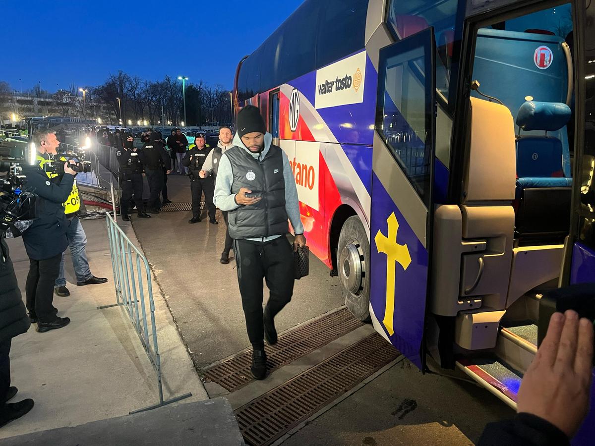 FCSB - Dinamo, imagini înainte de meci