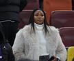 Mbali Malindi, iubita lui Siyabonga Ngezana, la meciul FCSB - Dinamo/ Foto: Ionuț Iordache GSP