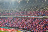 Scenografia pregătită de fanii FCSB la derby-ul cu Dinamo » Rivalii nu au replicat în peluza opusă