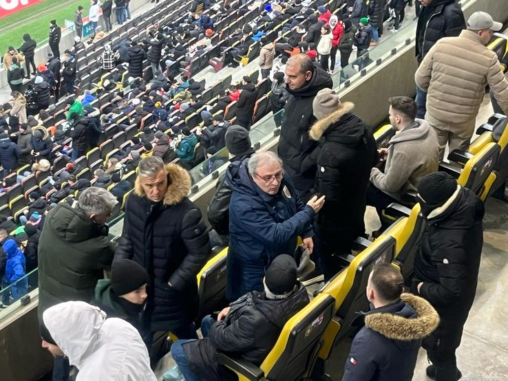 Personalități prezente la FCSB - Dinamo pe Arena Națională / foto: GSP
