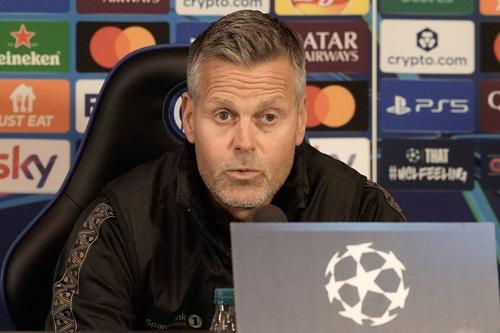 Kjetil Knutsen, în conferința de presă premergătoare meciului cu Inter / Foto: Imago Images