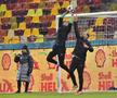 Matei Popa și Marius Popa, înainte de FCSB - Metaloglobus. Foto: Cristi Preda (GSP)