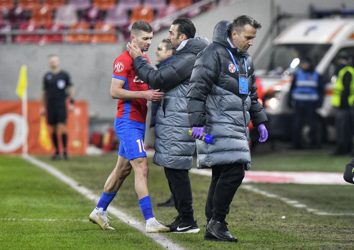 Darius Olaru a pasat perfect, David Miculescu s-a distrat cu portarul de la Metaloglobus » Cum s-a marcat golul care a adus liniștea pentru FCSB