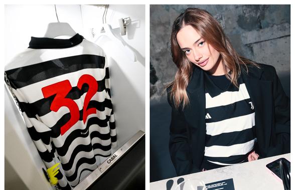 Juventus și-a prezentat o „bijuterie” de echipament, dar privirile au fost atrase de un fotomodel! Cum a apărut la eveniment