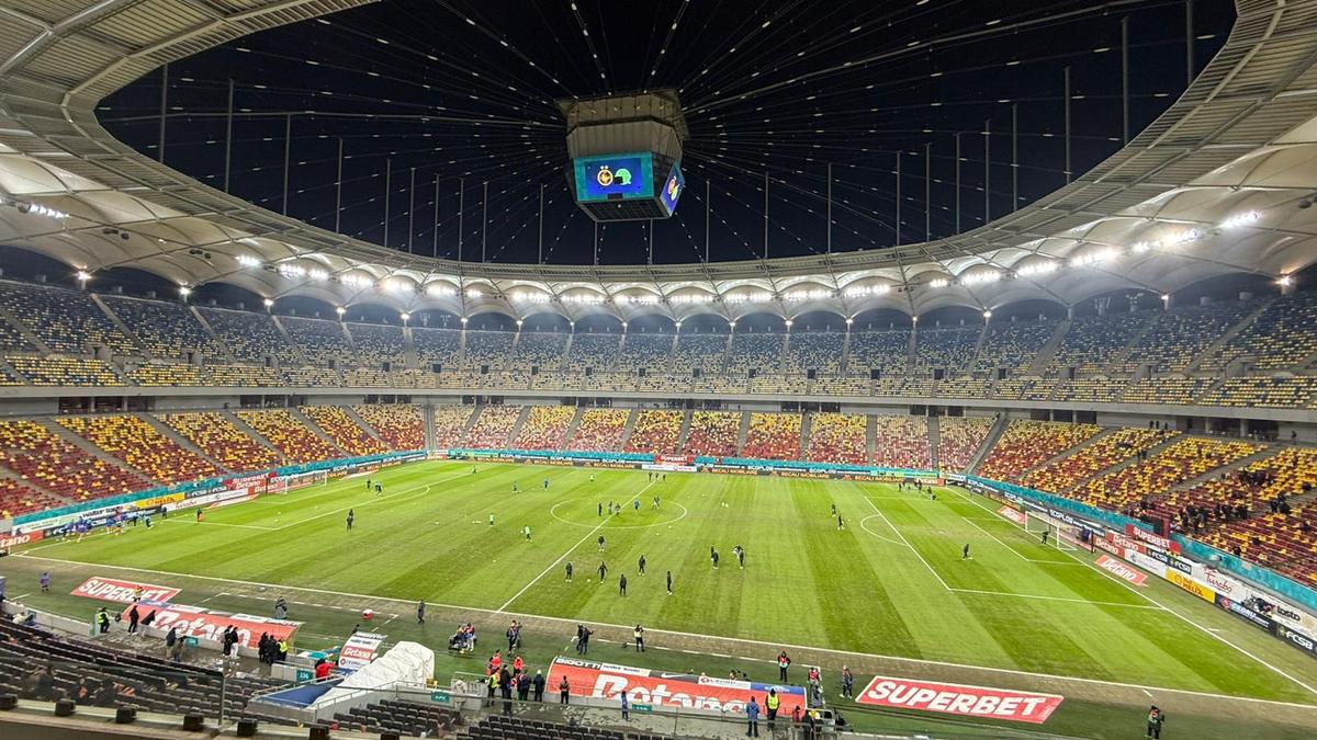 FCSB - Metaloglobus, asistență scăzută pe cel mai mare stadion al țării // foto: Sergiu Alexandru (GSP)