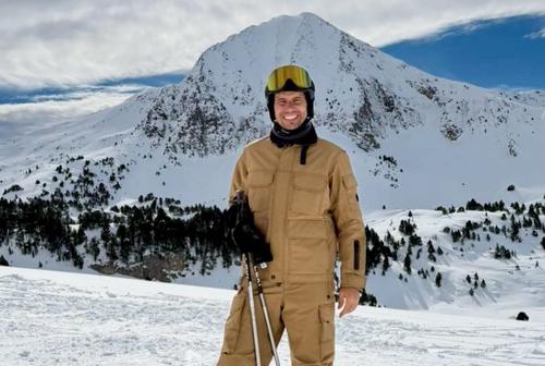 Rafael Nadal la ski / foto: instagram @rafaelnadal