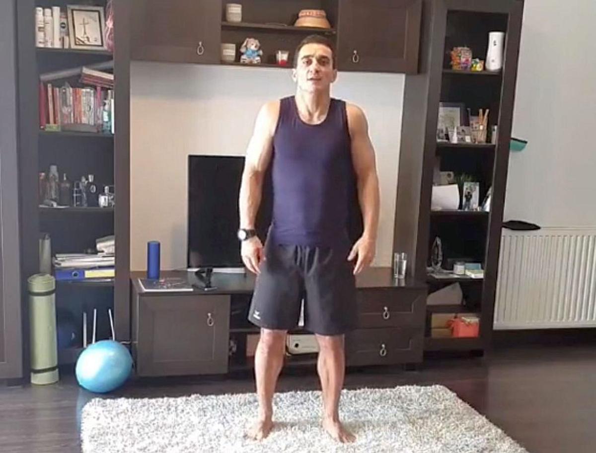 #sportacasă VIDEO Cum se mențin sportivii în formă? De la Miki Buzărnescu și masa din bucătărie și până la lecțiile live ale lui Marian Drăgulescu