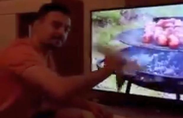 VIDEO Cu ce se ocupă steliștii: Adrian Petre savurează un grătar virtual, Ionuț Panțâru face abdomene cu iubita :D