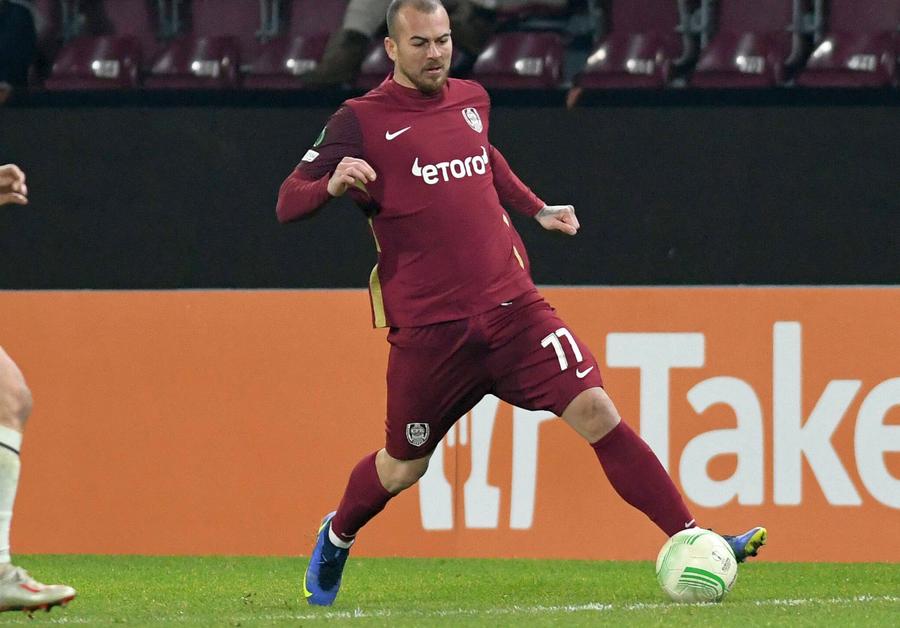 Așa arăta Alibec în decembrie, în tricoul lui CFR Cluj // foto: Imago Alibec surprinde » Cum a apărut din Grecia la antrenamentul naționalei: „Și-a dat seama că trebuie să schimbe ceva”
