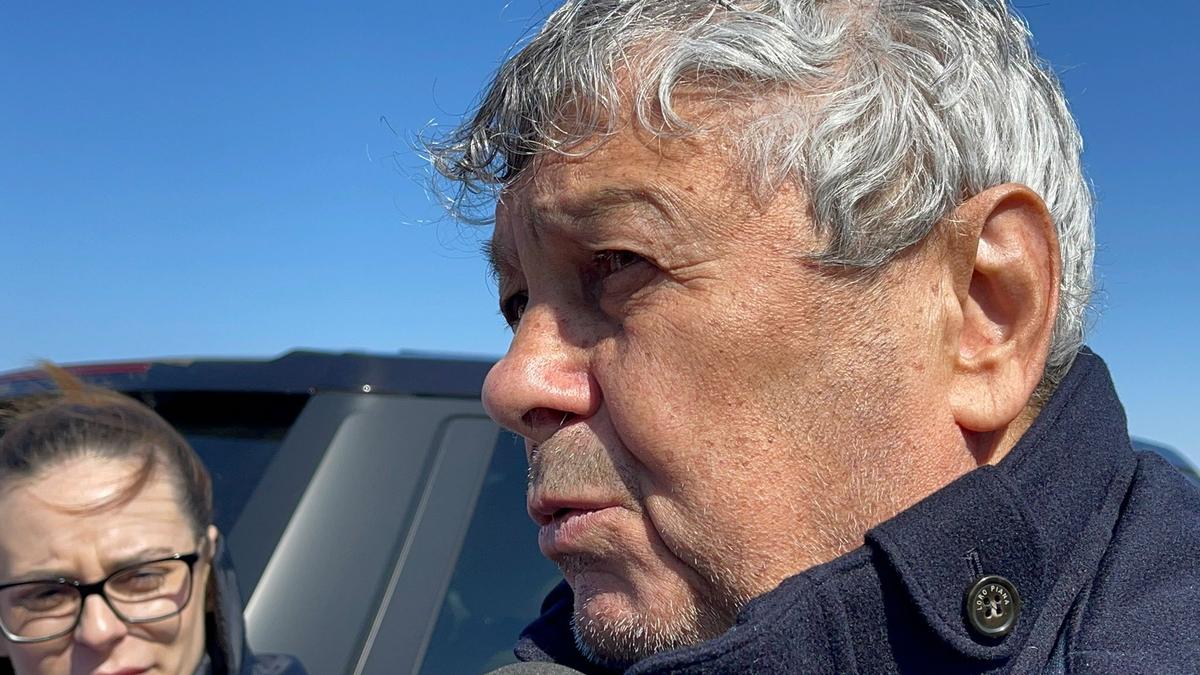Gigi Becali și Mircea Lucescu, împreună la baza FCSB