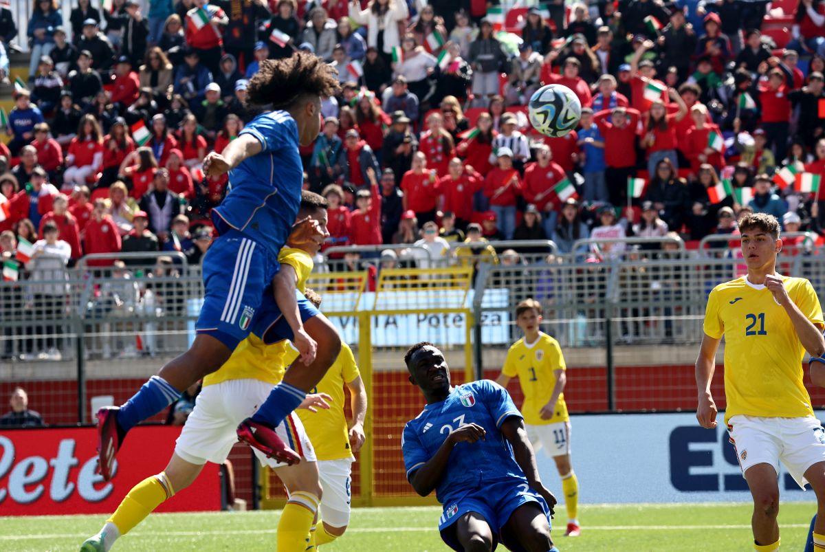 România U18, învinsă de Italia U18 într-un meci amical