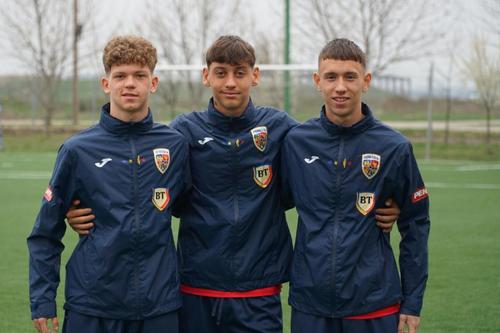 De la stânga, la dreapta: Gabriel Repciuc, Fabio Bădărău și Christian Vechiu FOTO: FRF