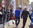 Protest cu macara, bani falși și arestări în fața Ministerului Sportului: „Demisia Eduard Novak!”