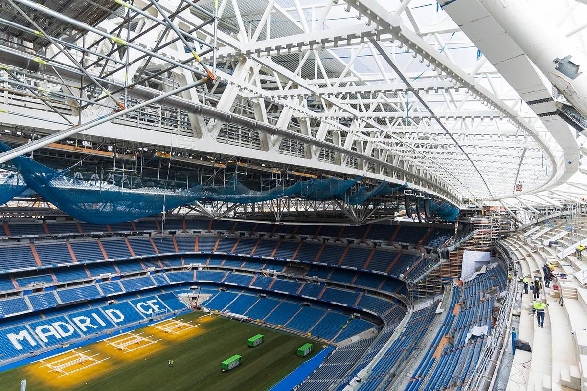 OZN-ul prinde contur! Noi imagini fabuloase cu „Santiago Bernabeu”, stadionul lui Real Madrid