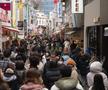 Stradă aglomerată din Tokyo