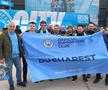 O parte dintre membrii fan clubului Manchester City România