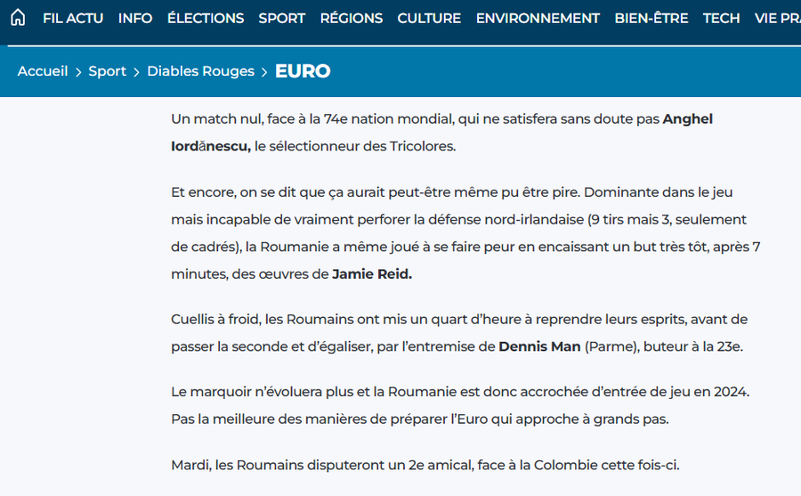 Gafă în presa belgiană » Selecționerul Edward Iordănescu, confundat