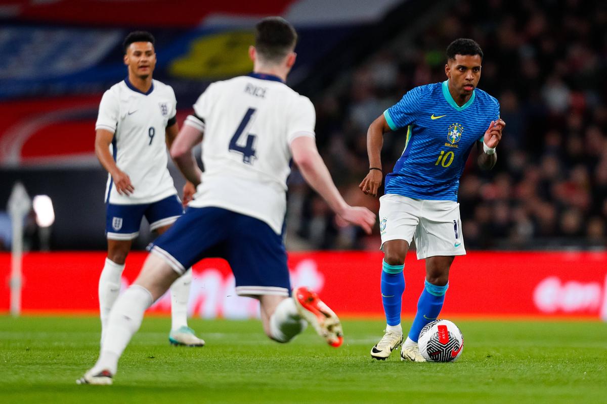 Perla de 17 ani a lui Real Madrid a decis Anglia - Brazilia! Show pe Wembley între cele două forțe
