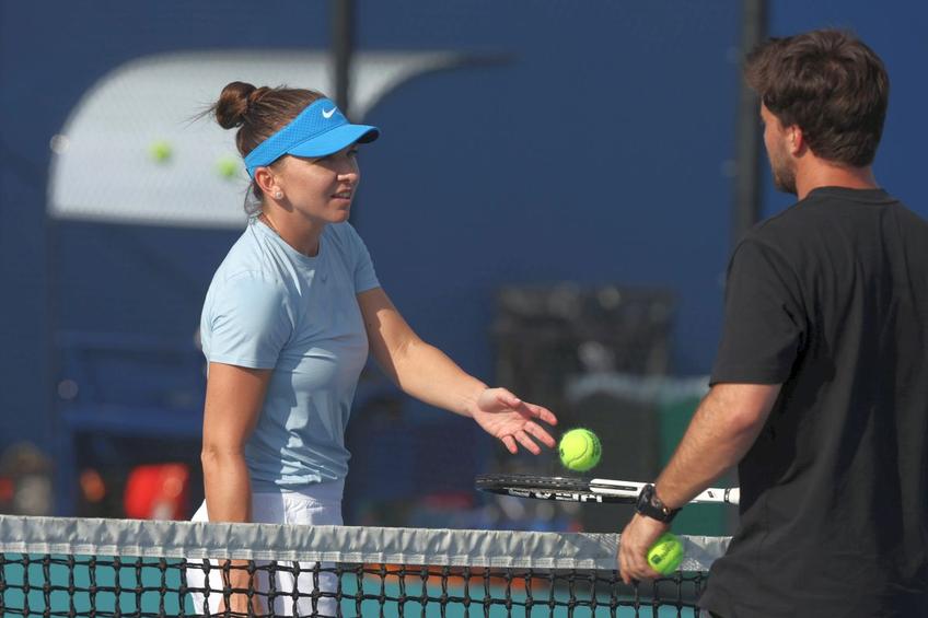 Simona Halep, la Miami/ foto: Imago Images
