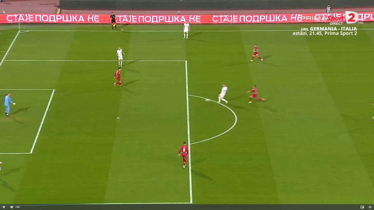 Gol comic primit de Austria în meciul cu Serbia