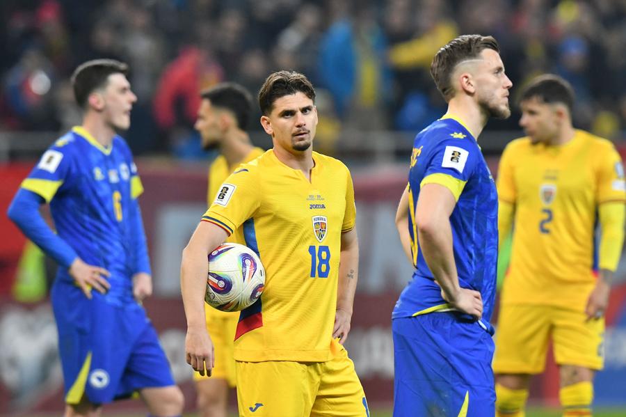 Răzvan Marin în România - Bosnia / foto: Cristi Preda (GSP) Lucescu pregătește o decizie majoră la națională: iese din echipă după 10 ani?